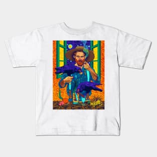 Vincent Van Gogh's magical portrait Kids T-Shirt